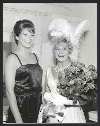 1962 Juliet Prowse & Lilo Vintage Photo G.  I.  Blues Can - Can