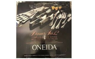 Oneida King James Flatware Set - Service For 16