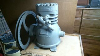 1940 General Electric Refrigerant Compressor Pulley Hit Miss Engine Antique Old