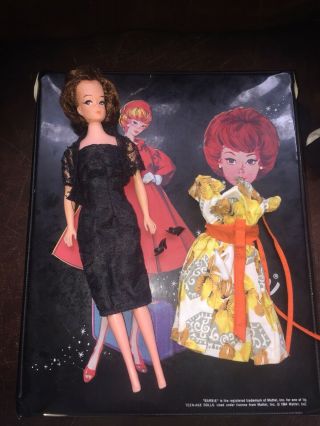 Vintage 1960’s Barbie Doll Brunette Bubble Cut - Plus Two Outfits