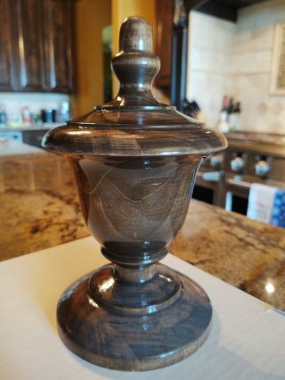 Wood Carved Finials Architectural hardwood 8 1/2 