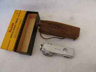 Vintage Eastman Kodak Service Range Finder - - In Orig Box & Leather Pouch