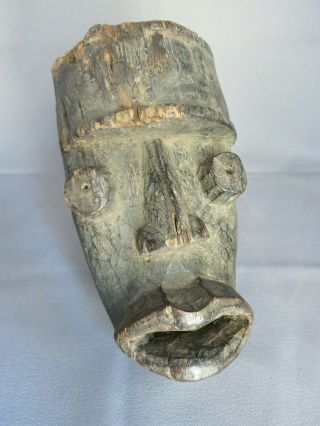 Old African Ceremonial Wood Carved Mask Grebo Tribe Liberia