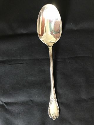 Christofle France Marly Silverplate Solid Serving Spoon 10”