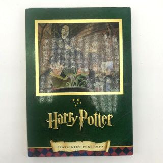 Vintage Harry Potter and The Sorcerer ' s Stone Stationery Portfolio Set Complete 2