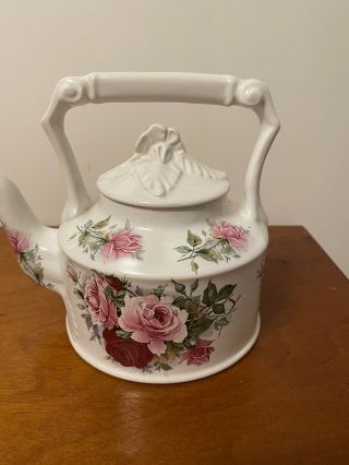 Vintage Arthur Wood Floral Teapot 2