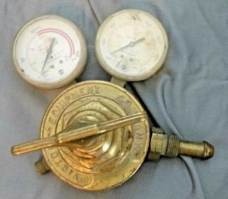 Vintage Brass Pressure Regulator Valve Pressure Gauge Steampunk Industrial