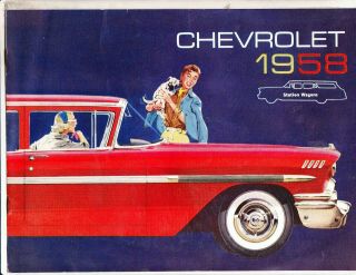 1958 Chevrolet Station Wagon Sales Brochure