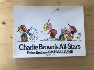 Vintage Charlie Brown’s All - Stars Parker Brothers Baseball Game No.  410