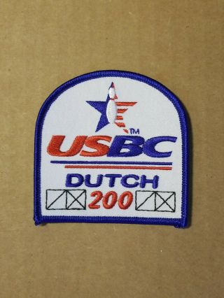 Usbc United States Bowling Congress Dutch 200 Bowling Patch