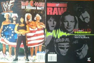 Classic Wwf/raw Wrestling Magazines - Dx - Attitude Era - Wwe