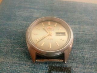 Vintage Watch Orient 3 Star Crystal 21 Jewels Automatic Day/date Japan