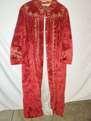 Antique Odd Fellows Red Supporter Noble Guard Robe