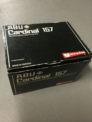 Garcia Abu Cardinal 157 Spinning Reel With Box Reel Is Missing Parts
