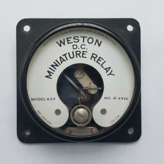 Vintage Weston Model 634 D.  C.  Miniature Relay