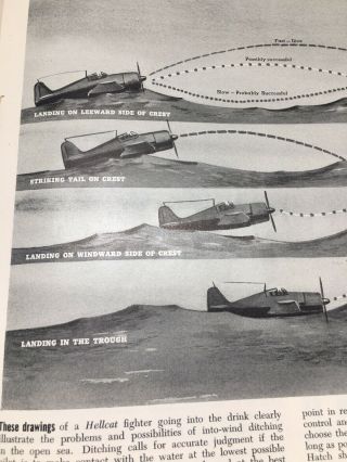 How To Ditch A Plane Naval Aviation News 1945 Ww2 Flying Navy Pilots Wwii Feb