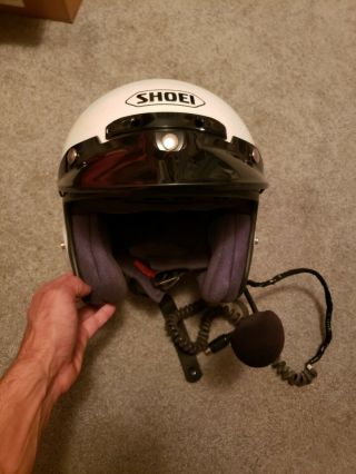 Vintage Shoei Helmet Rj Platinum R