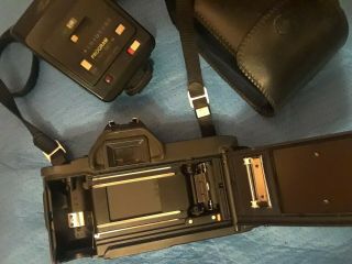 Vintage Canon T70 35mm SLR Camera Body,  Flash,  Lens,  Doubler,  & Filters 2