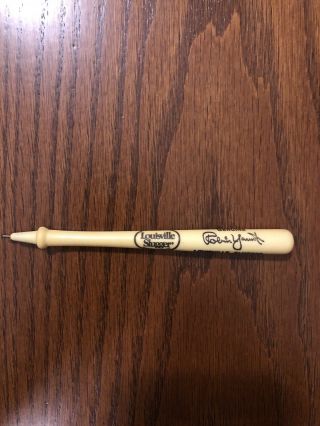 Robin Yount Mini Louisville Slugger Ink Pen