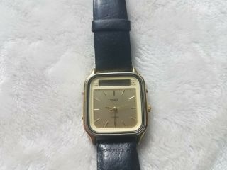Vintage Timex Quartz 392 K Cell T G2 Water Resistant Watch Needs Battery