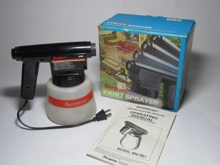 Vintage Burgess Airless Electric Sprayer Model 860 And