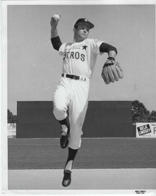 1967 Lee Bales Houston Astros Infielder Type 2 8x10 Tsn Press Photo