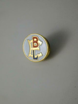 Brotherhood Locomotive Engineers Ble Vintage Pin Button Railway Railroad Train