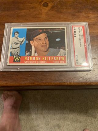 1960 Topps Harmon Killebrew Washington Senators 210 Baseball Card Psa 6