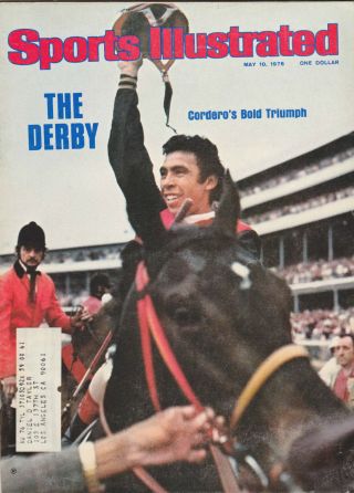 5 - 10 - 76 Kentucky Derby Sports Illustrated Horse Racing Bold Forbes Cordero