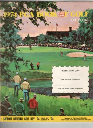 1974 Pga Book Of Golf,  Complete,