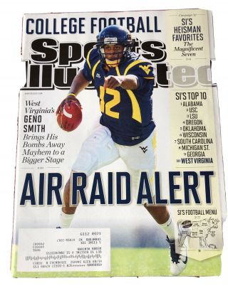 Sports Illustrated August 20 2012 Geno Smith West Virginia College Football