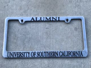 University Of Southern California Alumni Chrome Metal License Plate Frame