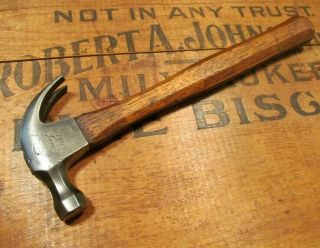 Vintage 7oz Belknap Bluegrass Bg47 - 7 Claw Hammer Old Antique Tool