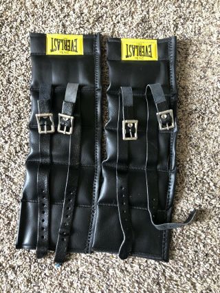 Everlast Leather Vintage 2.  5 Pounds (each) Everlast Ankle Weights