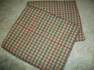 Vintage Ralph Lauren Brown Green Houndstooth Standard Pillowcases