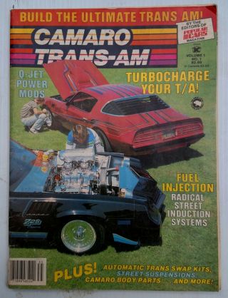 1984 Popular Cars Camaro Trans - Am Special Edition Vol 1 No 1 Z/28 Pro Stock Scca