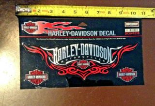 3 In 1 Large Harley Davidson 10 " X4 " Tribal B,  S Decal,  Stickers Logo,  2 - 1.  5 " X2 "