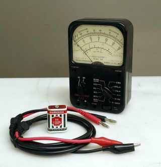 Vintage Precision Apparatus Co.  Multimeter Model: 110 With Leads