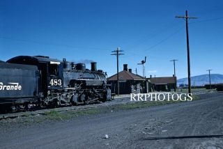 Rr Print Denver & Rio Grande Western Ng 2 - 8 - 2 Steam Locomotive 483 C1959