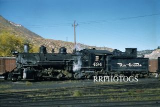 Railroad Print Denver & Rio Grande Western Ng 2 - 8 - 2 Steam Locomotive 494 V2