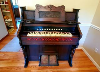 Packard Fort Wayne Oregon Company Pump Organ Antique In