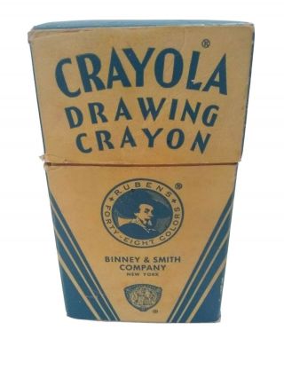 Vintage Crayola Crayon Colors 1950 