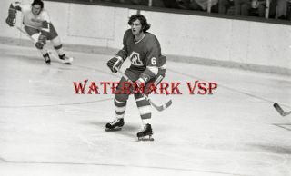 Bob Paradise Atlanta Flames 35mm Slide Negative Hockey Nhl Dec 13 1972 S1