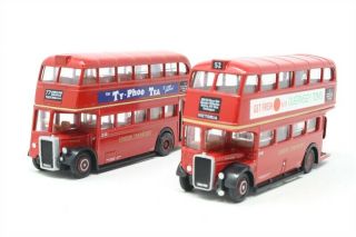 Efe London Transport Post War Leyland Buses 2 Model Set Scale 1:76