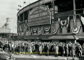 1945 Cubs Wrigley Field Photo World Series Detroit Tigers Vs Chicago Cubs Team