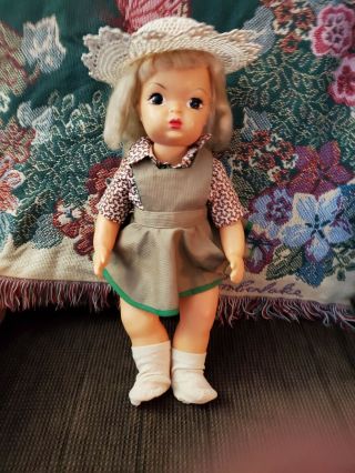 Vintage Terri Lee 16 Blonde Doll W Rumba Panties Dress