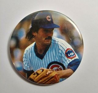 Vintage 1984 Chicago Cubs Pin Button Dennis Eckersley 2 1/4 " A 