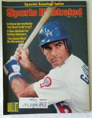 Sports Illustrated April 12,  1982 Steve Garvey - Dodgers