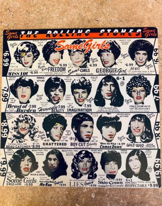 1978 Some Girls By Rolling Stones - (vintage Vinyl) Record Album [lp] - Vg,