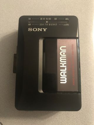 Vintage Sony Walkman Wm - F2015 Cassette Am/fm Portable For Parts/repair Only